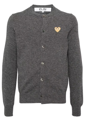 Comme Des Garçons Play wool cardigan - Grey