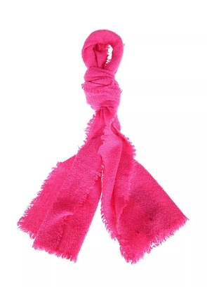 Faliero Sarti frayed alexina scarf - Pink