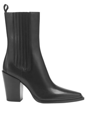 POTAMY leather Chelsea boots - Black