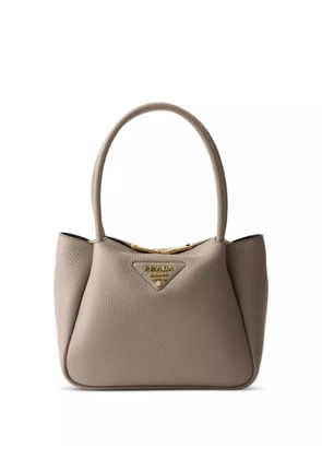 Prada small leather tote bag - Brown