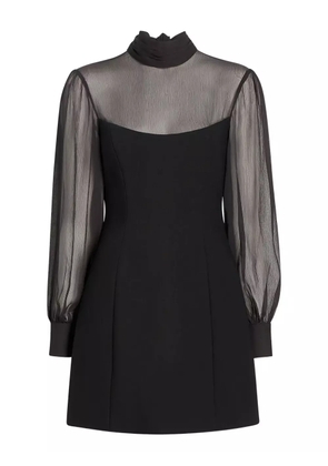 Cinq A Sept Fili long-sleeve mini dress - Black
