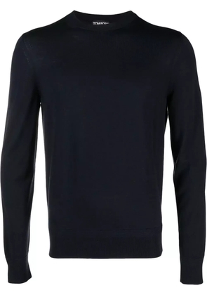 TOM FORD fine-knit wool jumper - Blue