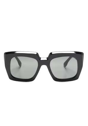 Retrosuperfuture logo-print square-frame sunglasses - Black