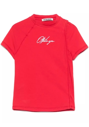 Ottolinger deconstructed T-shirt - Red