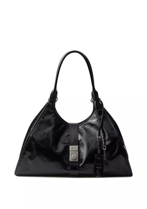 Prada large leather tote bag - Black