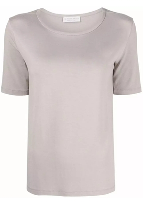 Le Tricot Perugia scoop neck T-shirt - Neutrals