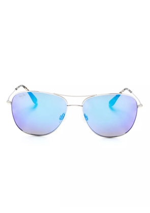 Maui Jim Cliff House pilot-frame sunglasses - Silver