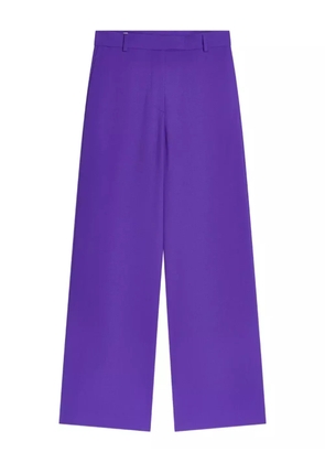 DRIES VAN NOTEN flat-front trousers - Purple