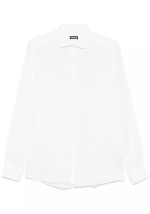 Zegna linen shirt - White