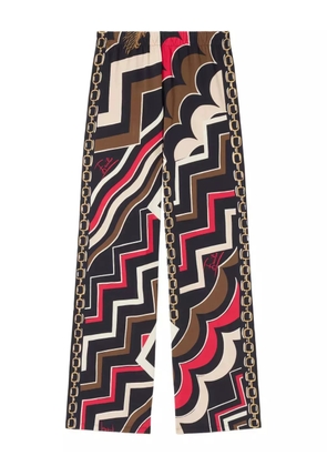 PUCCI Istrice-print trousers - Black