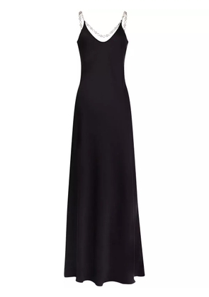 Rabanne chain-link shoulder strap dress - Black