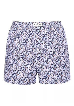 LOJA DAS MEIAS floral-print boxer - Blue