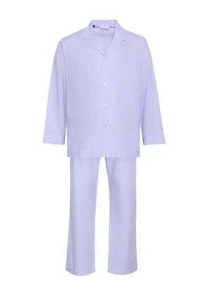 LOJA DAS MEIAS striped pocket pyjama - Blue