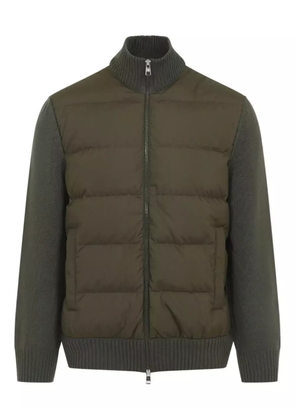 Moncler padded zip-up - Green