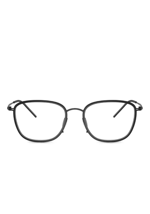Giorgio Armani round-frame glasses - Black