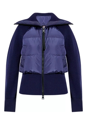 Canada Goose Astoria quilted wool-knit jacket - Blue