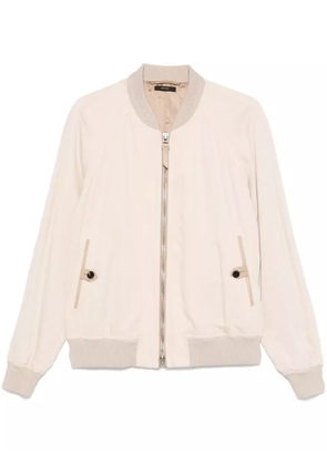 TOM FORD gabardine bomber jacket - Neutrals