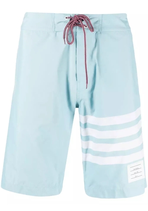 Thom Browne 4-Bar board shorts - Blue