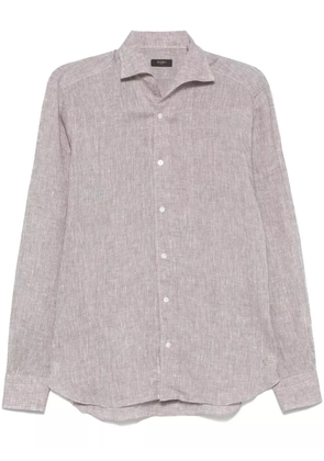Barba linen shirt - Brown