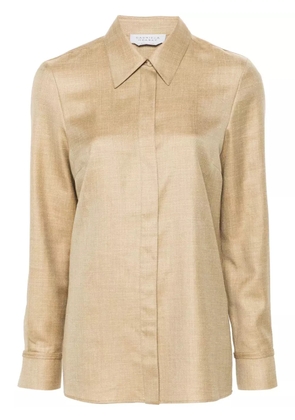 Gabriela Hearst Cruz shirt - Brown