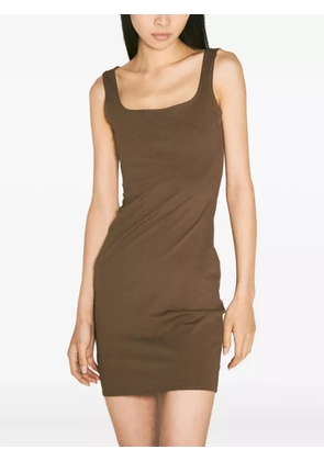 ENTIRE STUDIOS fitted mini dress - Brown