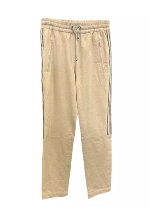 Brunello Cucinelli side-stripe drawstring trousers - Neutrals