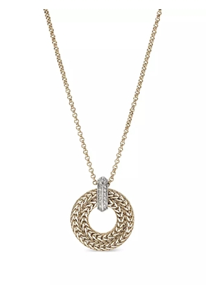 John Hardy 14K yellow gold Icon Link diamond pendant necklace