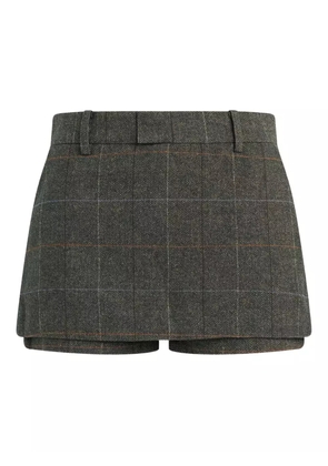 Favorite Daughter THE SPENCER plaid-pattern skort - Grey