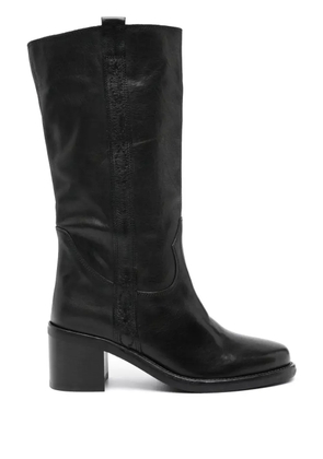 Ash Penelope 70mm leather boots - Black