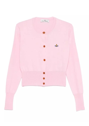 Vivienne Westwood Bea orb-embellished button cardigan - Pink