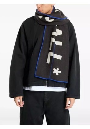 A-COLD-WALL* typographic scarf - Grey