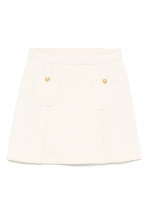TOM FORD patch-pockets mini skirt - AW060 CREMA
