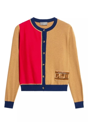 Pierre-Louis Mascia colour-block panelled cardigan - Red