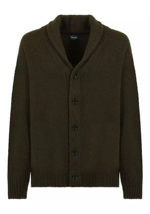 Drumohr shawl-collar wool cardigan - Brown
