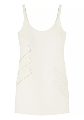 Versace scoop-neck minidress - White