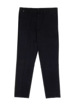 BOSS logo-detail trousers - Black
