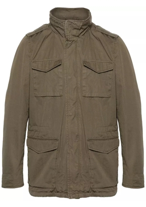 Herno Tigri cotton military jacket - Green