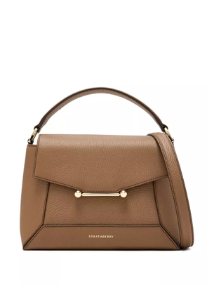 Strathberry Mosaic top-handle cross body bag - Brown
