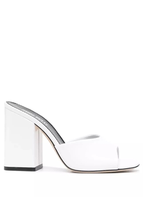 Paris Texas Anja 105mm leather sandals - White