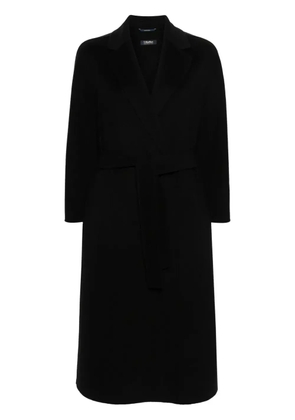 'S Max Mara belted wool coat - Black
