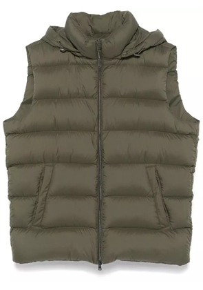 Herno quilted gilet - Green