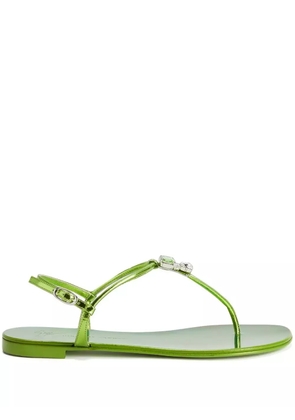 Giuseppe Zanotti Alphonsine thong sandals - Green