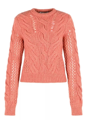 Sportmax Radio braided sweater - Pink