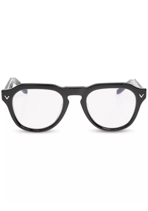 VALENTINO GARAVANI EYEWEAR round-frame glasses - Black
