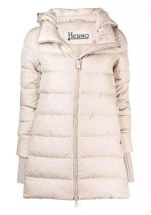 Herno padded hooded coat - Neutrals