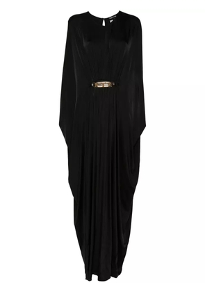TOM FORD belted stretch-design kaftan - Black
