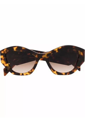 Prada Eyewear tortoiseshell oversize-frame sunglasses - Brown