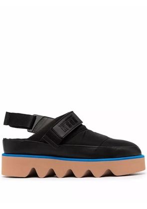 MSGM padded platform mules - Black