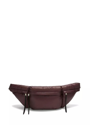Jil Sander logo-print leather belt bag - Brown