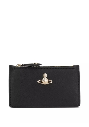 Vivienne Westwood Orb top-zip wallet - Black
